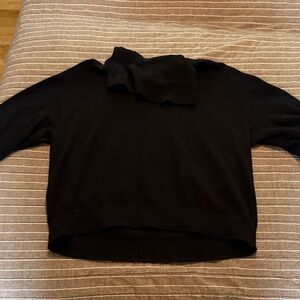 LOFT Black Cowl Neck Sweater